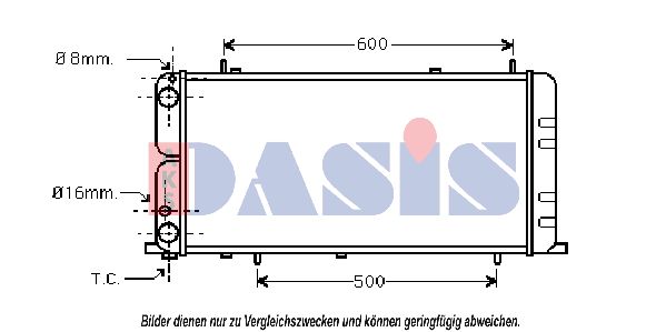 AKS DASIS Radiators, Motora dzesēšanas sistēma 480710N